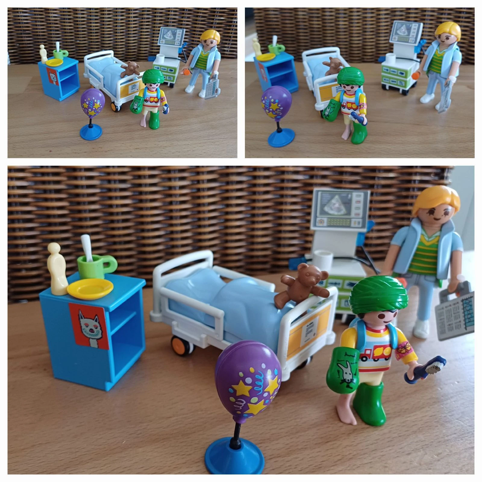 Chambre pédiatrie playmobil